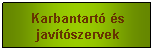 Sz�vegdoboz: Karbantart� �s jav�t�szervek

&nbsp;

